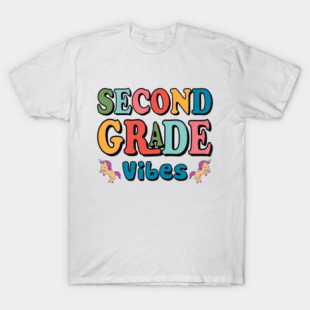 Second Grade Vibes T-Shirt by RockyDesigns